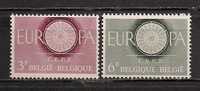 BELGIUM EUROPA CEPT 1960 SET MNH - 1960