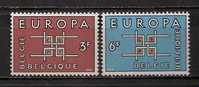 BELGIUM EUROPA CEPT 1963 SET MNH - 1963