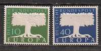 GERMANY EUROPA CEPT 1957 SET MNH - 1957