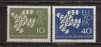 GERMANY EUROPA CEPT 1961 SET MNH - 1961