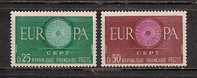 FRANCE EUROPA CEPT 1960 SET MNH - 1960