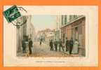 91 - SAVIGNY Sur ORGE - Grande Rue - Restaurant Trouillet - Belle Carte Animée Colorisée Voyagée 1911 - Savigny Sur Orge