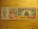 ANCIEN BILLET DE LOTERIE DE 1946 - ESPOIR - Le Billet De La Famille - Timbré - Lottery Tickets