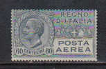 3RG981 - REGNO 1926 ,  Posta Aerea 60 Cent N. 3  *** - Posta Aerea