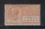 3RG1007 - REGNO 1926 ,  Posta Aerea 1,50 Lira N. 6  * - Correo Aéreo