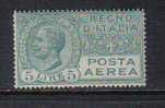 3RG1015 - REGNO 1926 ,  Posta Aerea 5  Lire N. 7   * - Poste Aérienne