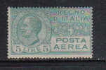 3RG1016 - REGNO 1926 ,  Posta Aerea 5  Lire N. 7   * - Luftpost