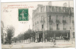 SARTROUVILLE   Coin De L'avenue De La Gare Et Route De Paris - Sartrouville