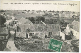 CHEVREUSE   Le Plateau De Hautvilliers Vue Du Château De La Madelaine - Chevreuse