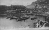 MONACO.   LE PORT DE LA CONDAMINE.  Bateaux; Carte Sepia. - Porto