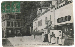 LOUVECIENNES  Rue De La Machine Et Ancienne Pharmacie De La Dubarry - Louveciennes