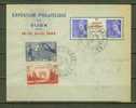 FRANCE N° 407 Obl. S/Lettre Illustrée Repiquage De Dijon - Briefe U. Dokumente