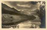 VINTAGE Ca1900 REAL PHOTO POSTCARD AK CPA SUIZA SWITZERLAND OBWALD LUNGERN MIT WETTERHORNER - Lungern