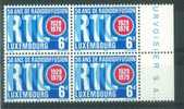 Luxemburg Y/T 947 (**) In Blok Van 4. - Unused Stamps