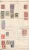 BELGIQUE 1884 - 1947, Collection 38 T Neufs & Obl S/feuille Album Anc; Dont Yvert N°64,72,74*,318(*),323,Taxe Fiscale.. - Verzamelingen