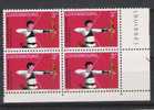 Luxemburg Y/T 798 (**) In Blok Van 4. - Unused Stamps