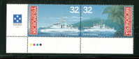 Micronesia Scott  244a MNH VF Complete  Lower Left Corner Horizontal Pair. Patrol Boats - Mikronesien