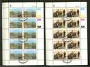 SWA 1986 CTO Full Sheet Caprivi 596-599 - Namibia (1990- ...)