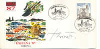 " Exfilna'87, Gerona " 1987 Obliteration - Maschinenstempel (EMA)