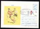 MATCH  GEORGIA - ROMANIA ,RUGBY  PMK 2002  ON COVER STATIONERY. - Rugby