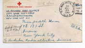 AMERICAN RED CROSS   US ARMY POSTAL SERVICE 1943 - Covers & Documents