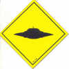 UFO - Collectible Magnets "Ufo Silouhette" - Souvenir Area 51 - Souvenirs