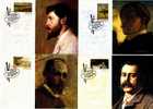 AUSTRALIA - 1989  AUSTRALIAN IMPRESSIONISTS   FOUR  MAXIMUM CARDS - Cartes-Maximum (CM)