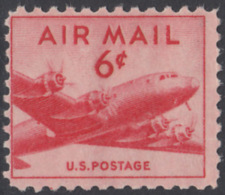 !a! USA Sc# C039 MNH SINGLE - DC-4 Skymaster - 2b. 1941-1960 Unused