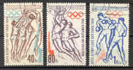 Czechoslovakia 1964 Mi. 1433, 1435-36 Olympic Games Olympische Sommerspiele Tokyo 1964 - Ete 1964: Tokyo