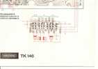 Schema Du Circuit Imprime Du Magnetophone TK 146 De Marque Grundig (09-1148) - Andere Toestellen