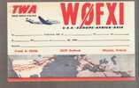 QSL Card W0FXI - TWA - Trans World Airlines - Frank A. Childs, Mission, Kansas - Other & Unclassified