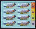 The 60th Anniversary Of The Council Of Europe,2009 Minisheet,MNH + Tabs. - Comunità Europea