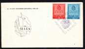 ROMANIA 1950 COVER 1X FDC ARLUS RARE!. - FDC