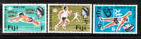 Fiji 1966 South Pacific Games Noumea Shot Put Diver Runner MNH - Fidji (...-1970)