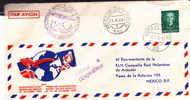 1952 Premier Vol KLM Amsterdam- Mexico - Airmail