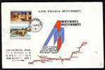 Romania 1983  METROU Subway,very Rare Cover Stamp,map,all Station! - Tranvías