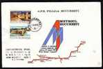 Romania 1983  METROU Subway,very Rare Cover Stamp,map,all Station! - Tramways