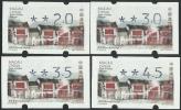 2015 MACAO MACAU OLD STREET ATM LABEL 4V - Unused Stamps