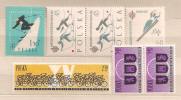 POLAND 1961-1962 MIX SPORT MNH - Unused Stamps