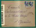 ALGERIE - 1943 CENSORED COVER From HUSSEIN-DEY To GENEVE, SWITZERLAND - Autres & Non Classés