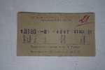 TICKET DE BUS AUTOBUS- 27-OCT-1957 -LIGNE-PRIX-HEURE-JOUR-DEPART-N° DE BILLET- - Europa
