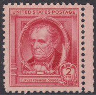 !a! USA Sc# 0860 MNH SINGLE W/ Right Margin - Famous Americans: Cooper - Nuovi