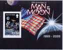 Espace - Ile De Man 2009 Feuillet  Man - 40th Anniversary Of Man On The Moon ** - Europa