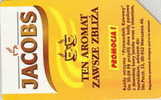 # POLAND 564 Jacobs Yellow - Ten Aromat 50 Urmet 01.98 Tres Bon Etat - Polen
