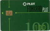 # PHILIPPINES 3 Fonkard - Green 100 Gpt   Tres Bon Etat - Filipinas