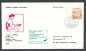 Japan-USA-Germany Airmail Lufthansa Erstflug Brief 1st Flight Cover 1982 To Düsseldorf Geisha Cachet - Airmail