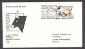 Greece-Germany Airmail Luftpost Par Avion Lufthansa Erstflug Brief 1st Flight Cover 1983 To Frankfurt Am Main - Lettres & Documents