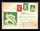 Bulgaria 1958 Lutte Greco-Romane Et Libere  Very Rare  Reg.cover Enteir Postal RRR! (G) - Lucha