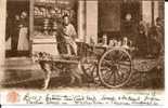 B065/ Milchwagen Mit Hund  Vor Brotgeschäft, Brüssel 1904(dog, Perro, Chien) - Old Professions