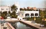 CPSM 9X14  . GHARDAIA . LA PISCINE ET L' HOTEL TRANSATLANTIQUE - Ghardaïa